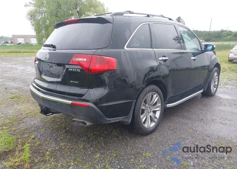 2012 Acura Mdx Advance Package z USA, uszkodzony, nr VIN 2HNYD2H66CH537834